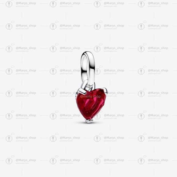Pandora Broken Heart Mini Dangle Charm - Picture 1 of 2